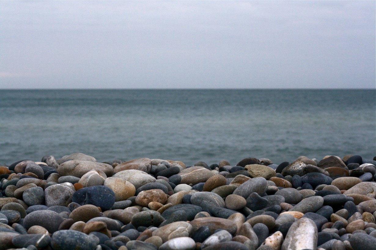pebbles seashore