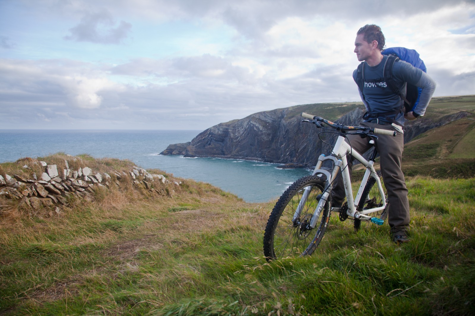 howies microadventure bike cliff sea