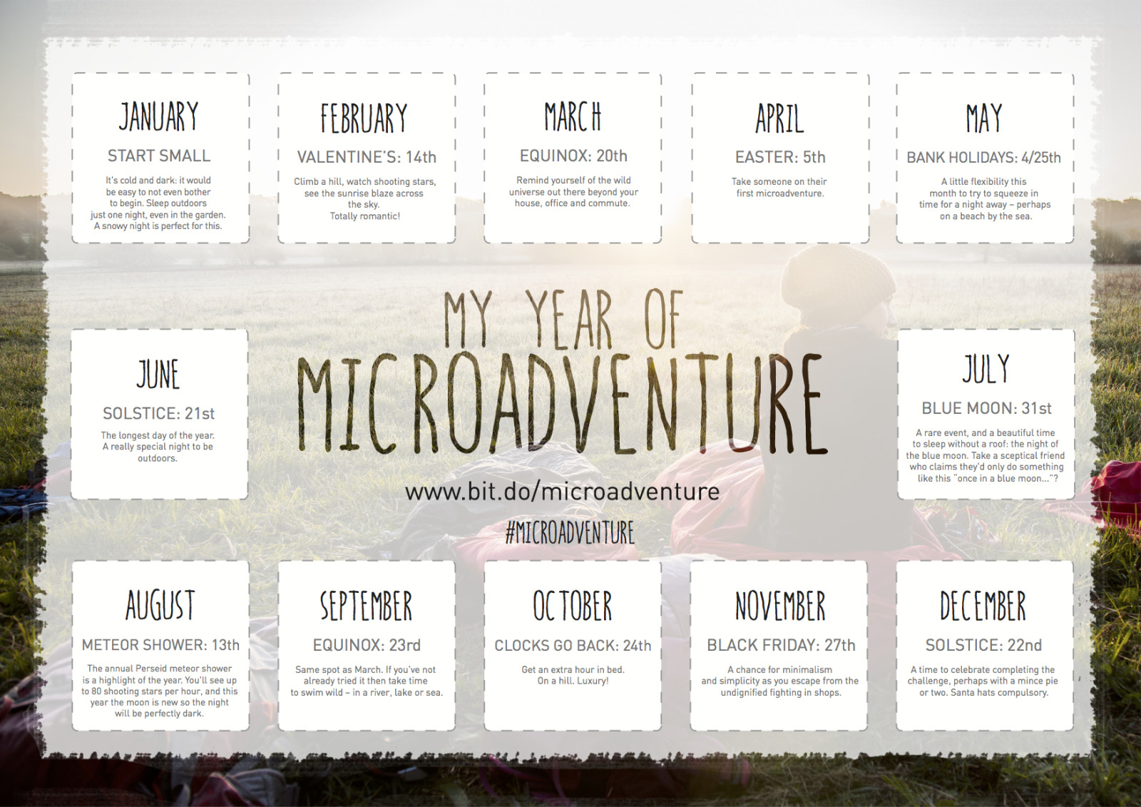 Your Year of Microadventure Calendar