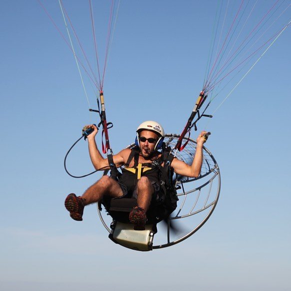 Learning to paramotor was one of the most fun things I've done. #Spain