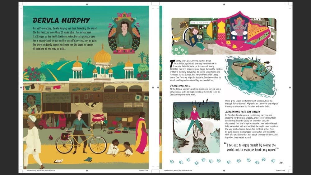 Books by Alastair Humphreys - Great Adventurers - A Selection of Pages and Images from the Book