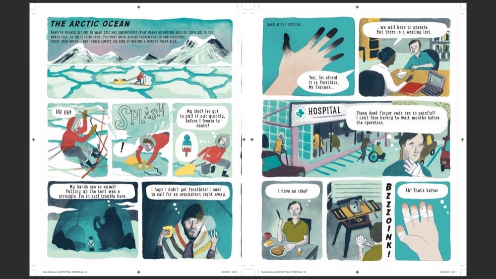 Books by Alastair Humphreys - Great Adventurers - A Selection of Pages and Images from the Book