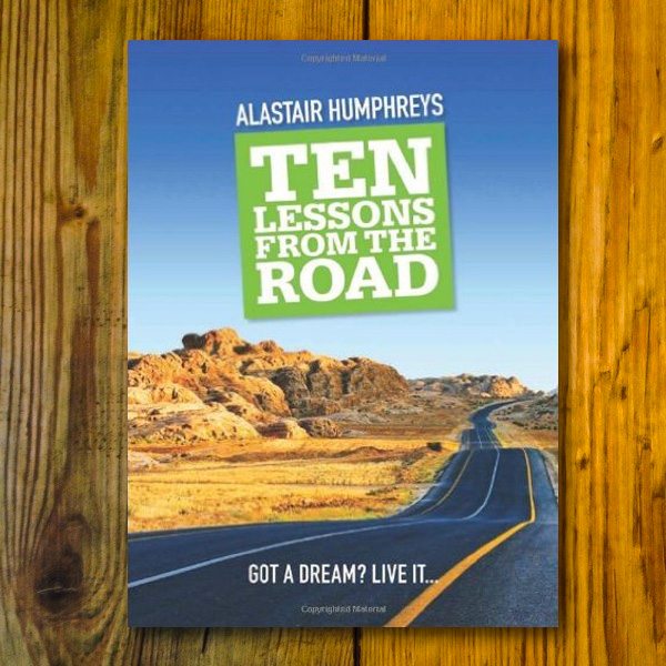 <h2>This book is only available from online shops such as <a href="https://www.amazon.co.uk/gp/product/1903070627/ref=as_li_qf_asin_il_tl?ie=UTF8&tag=alastahumphr-21&creative=6738&linkCode=as2&creativeASIN=1903070627&linkId=e12588fcc93a905fbe0b748f8a0e5ca1">Amazon</a> or The Book Depository.</h2>
Inspirational advice for life, hard won during Alastair's four year journey round the world by bike.