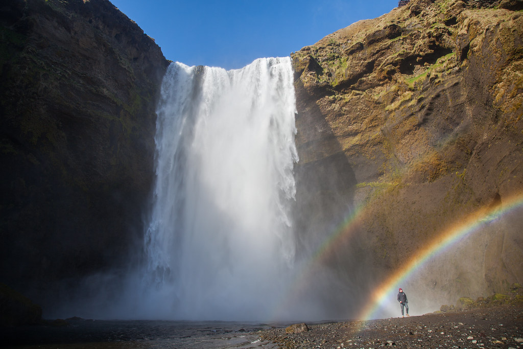Skógafoss waterfall