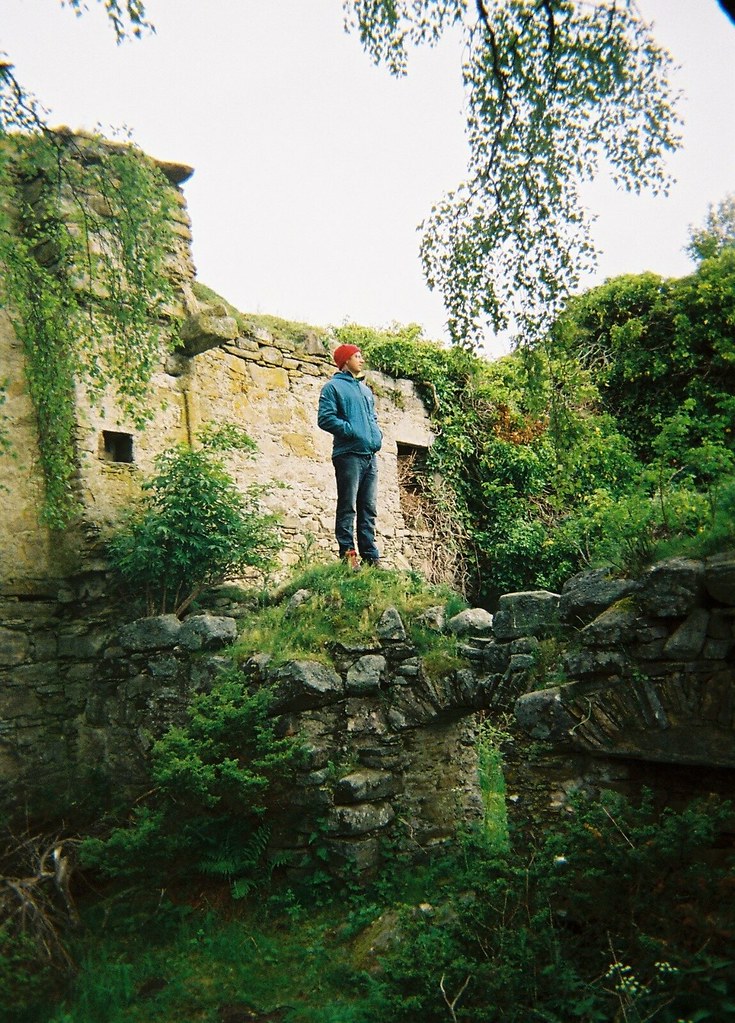 Sleeping on an island in a loch with Marin