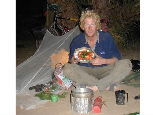 homemade salad in desert sudan