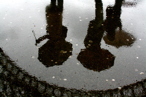 The Eiffel Tower in the rain