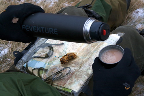 New Year in the Lake District. Tea and cake.