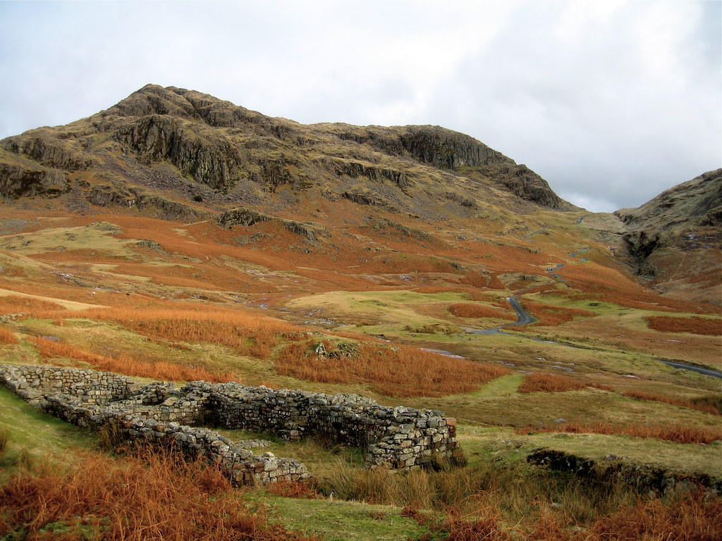 Roman fort and Hardknott pass