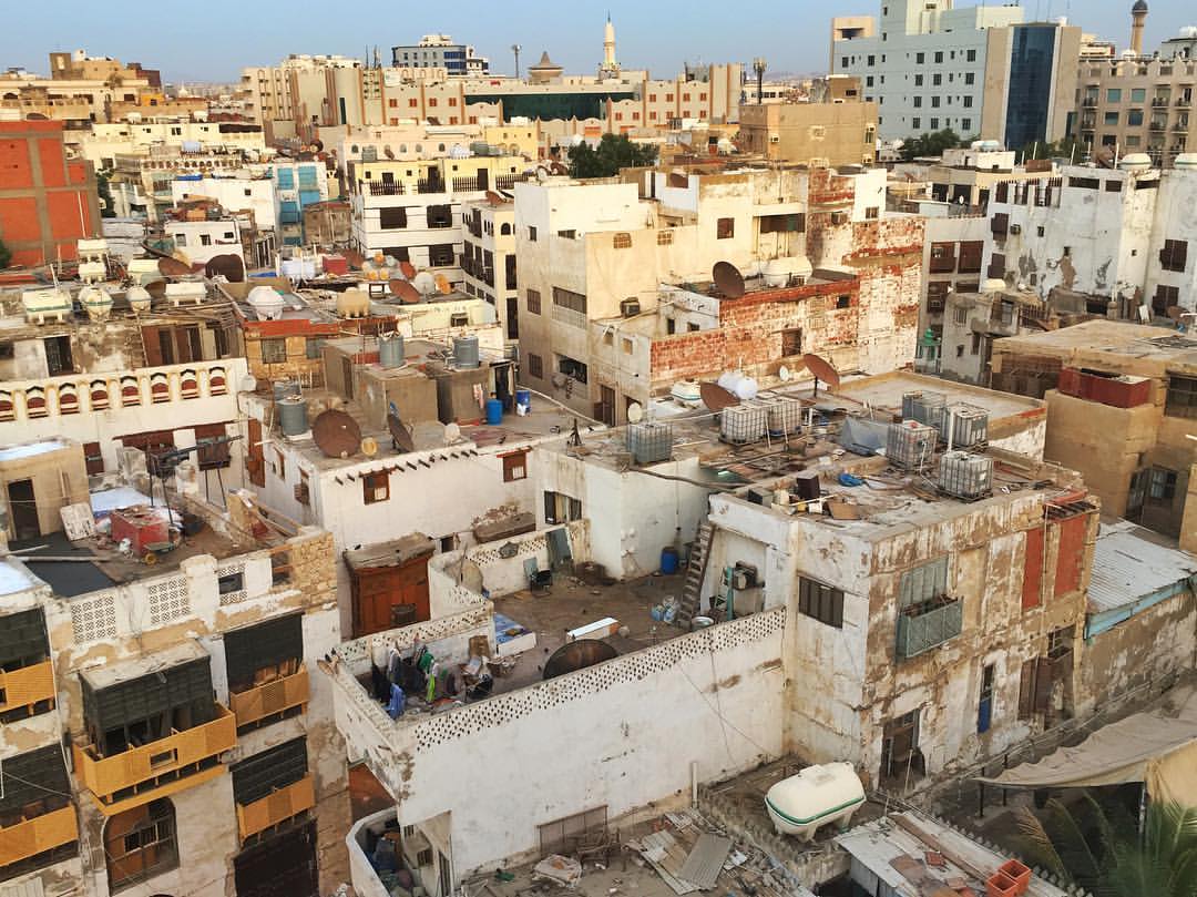 High on a rooftop above the city. Sunset. And that triggers the call to prayer, beginning right here, in Saudi Arabia, the home of Islam. First in Mecca, then rolling westwards with the sun across the world, wherever there are Muslims across the world. Th