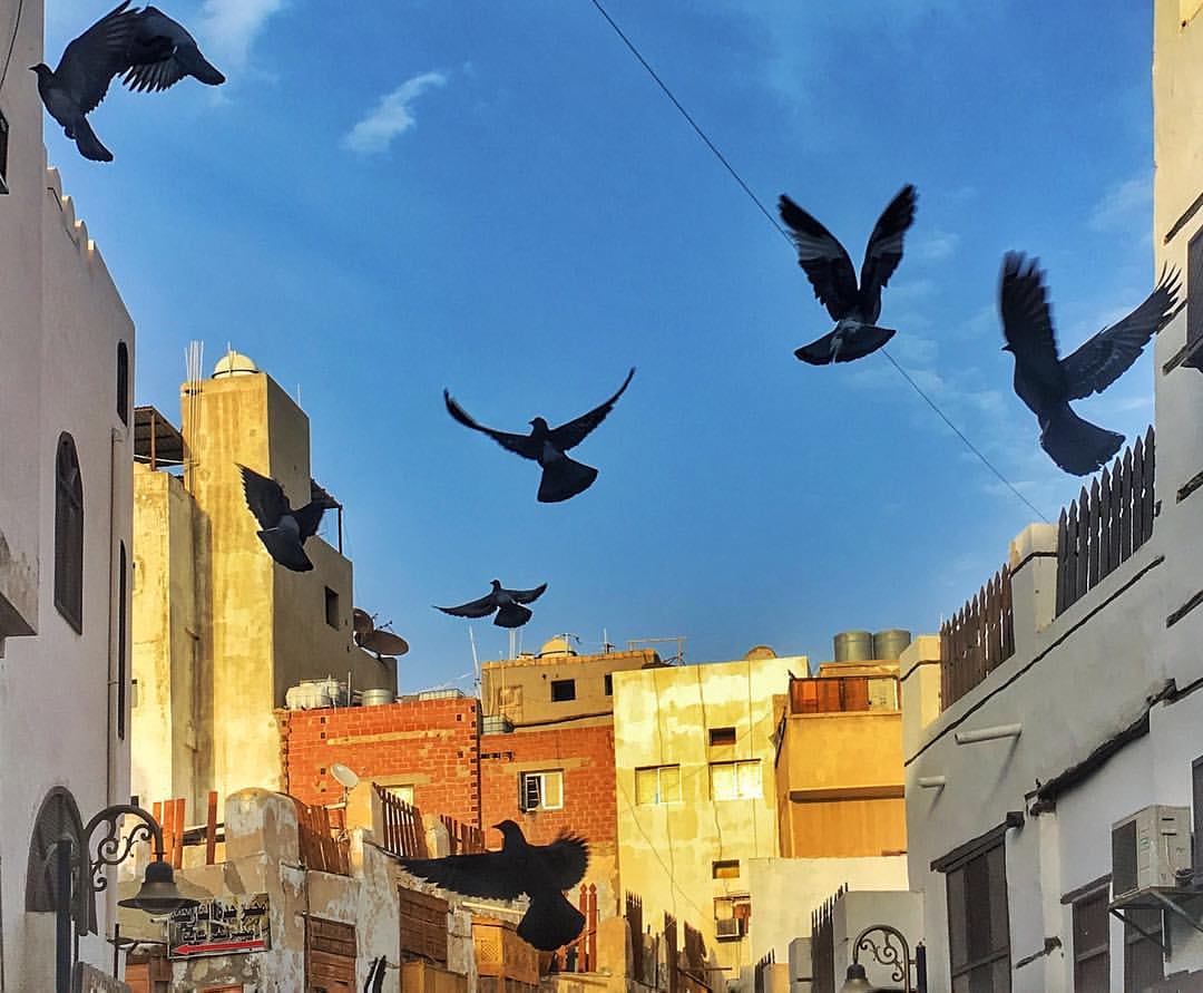 The peaceful, almost sleepy streets of the World Heritage area of old Jeddah.
