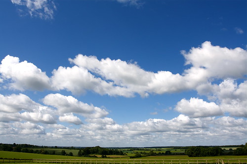 English summer sky