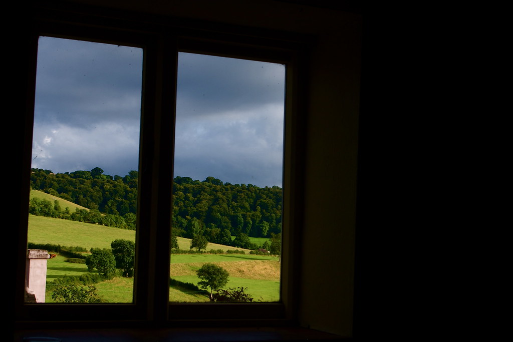 View out of a Gloucestershire pub window