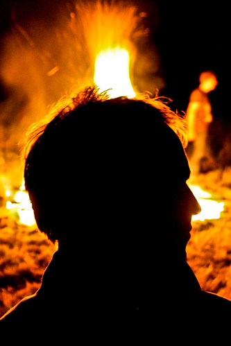 Man and Fire