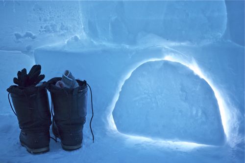 Sleeping in an Igloo