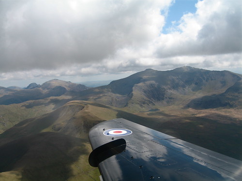 Snowdon from a jet
