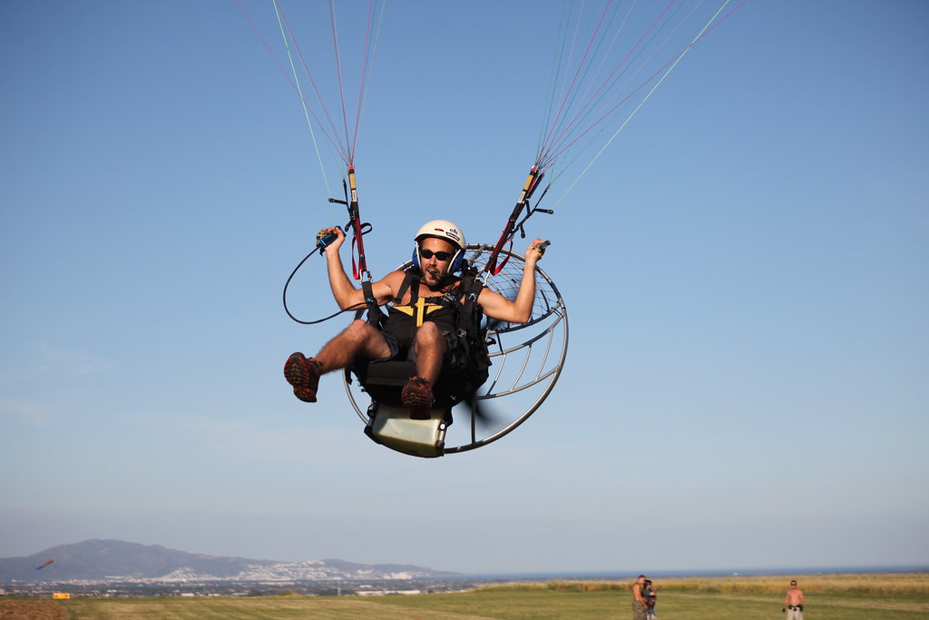 Paramotoring in Spain