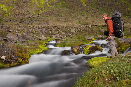 Iceland crossing - self portrait
