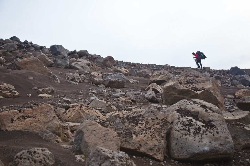 Iceland crossing - climbing up to the highlands