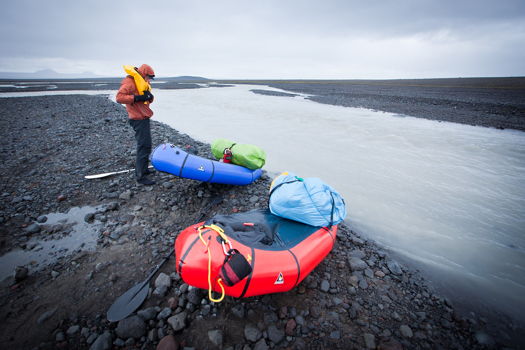 Launching the packrafts