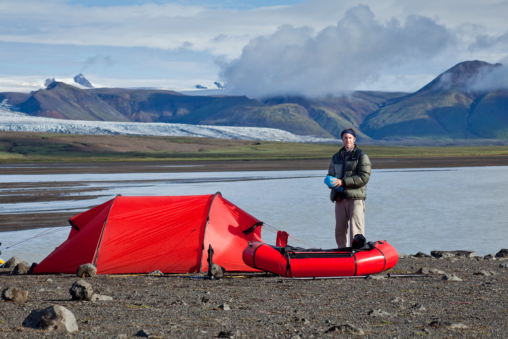 Tent and packraft