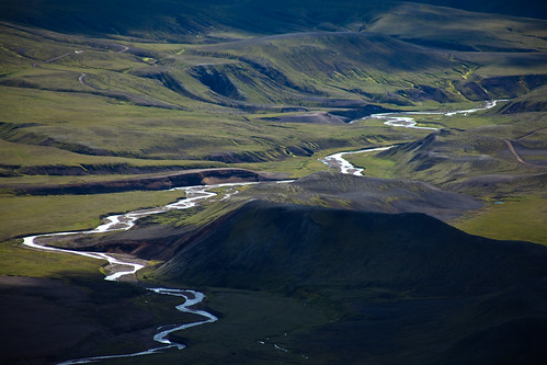 The start of our next river, the Markarfljot.