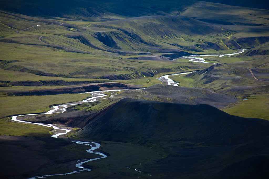 The start of our next river, the Markarfljot.