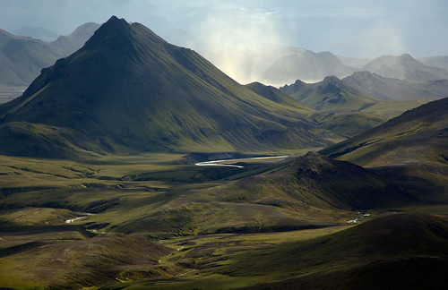 The start of our next river, the Markarfljot.