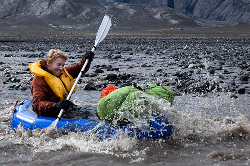 Paddling the Markarfljt
