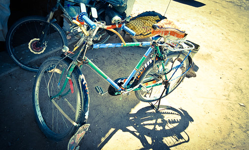 Colourful bicycle
